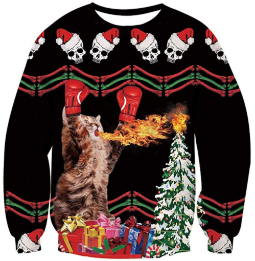 The “Ugly” Cat Christmas Sweater: 14 