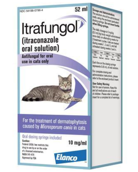 how does itraconazole work in cats