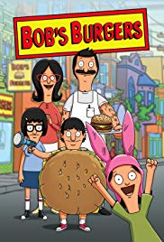 affiche de hamburgers de bob - chats de dessin animé tv