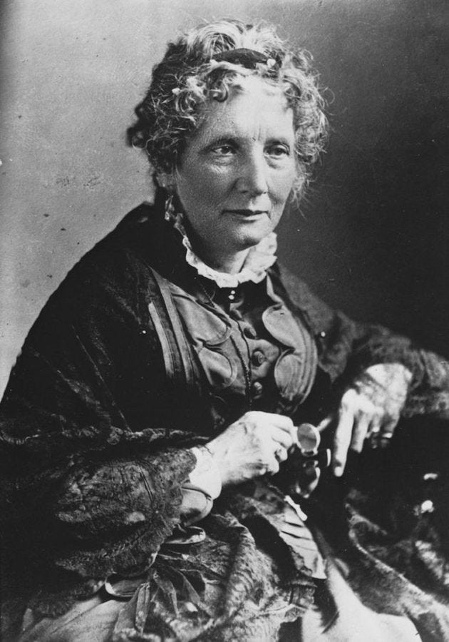 Harriet Beecher Stowe - mujeres famosas de la historia que amaban a los gatos