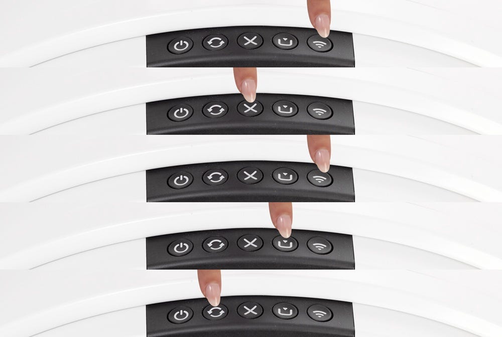 séquence d'appui sur le bouton