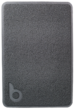 Grey litter mat