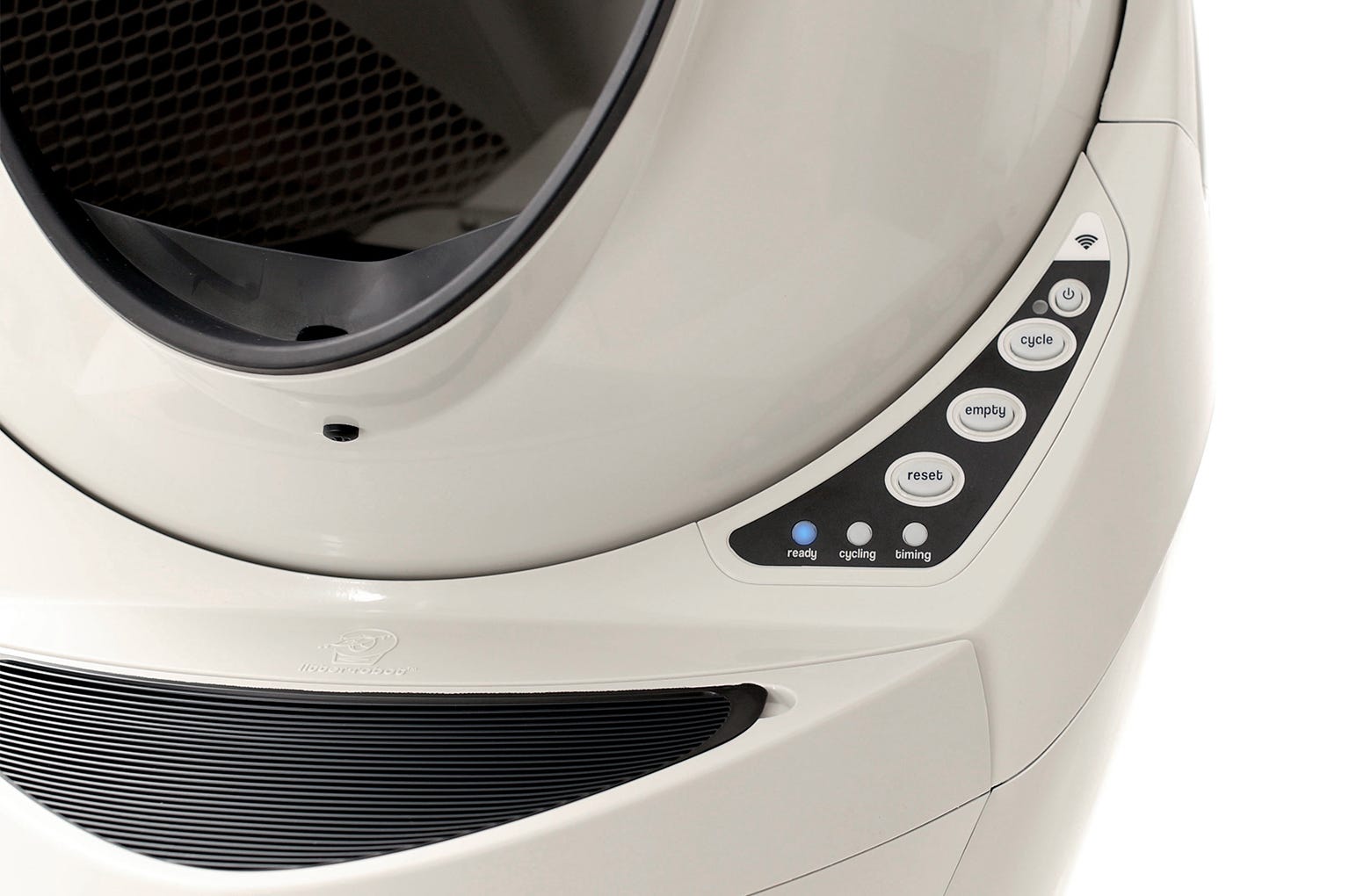 Solid blue ready light after clean cycle