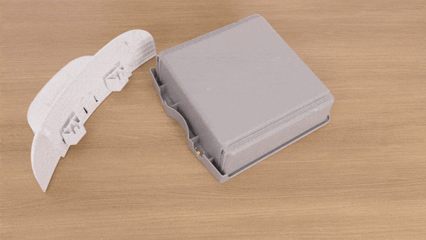 Install waste drawer & step