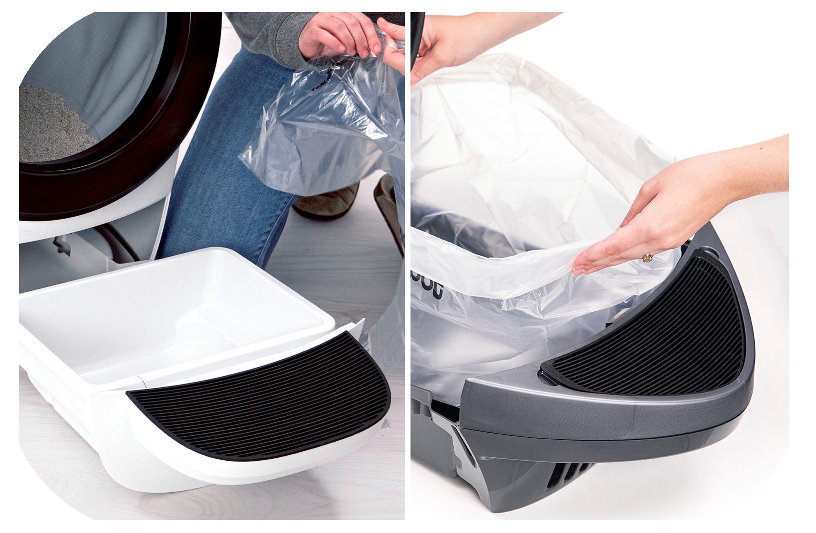 Litter Robot Waste Drawer Liner Installation Easy Cleanup Litter Robot
