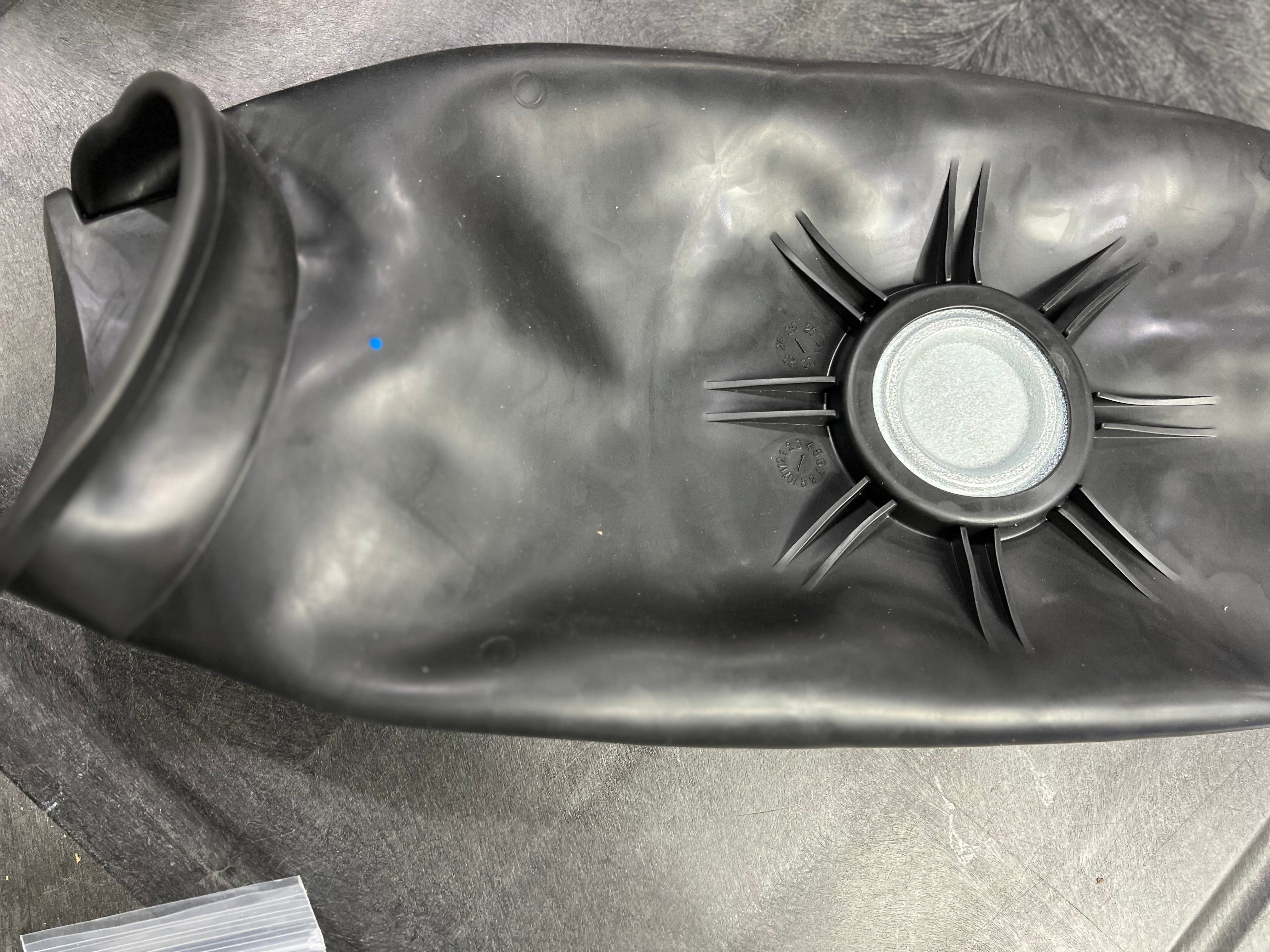 Paint pen mark for liner slit