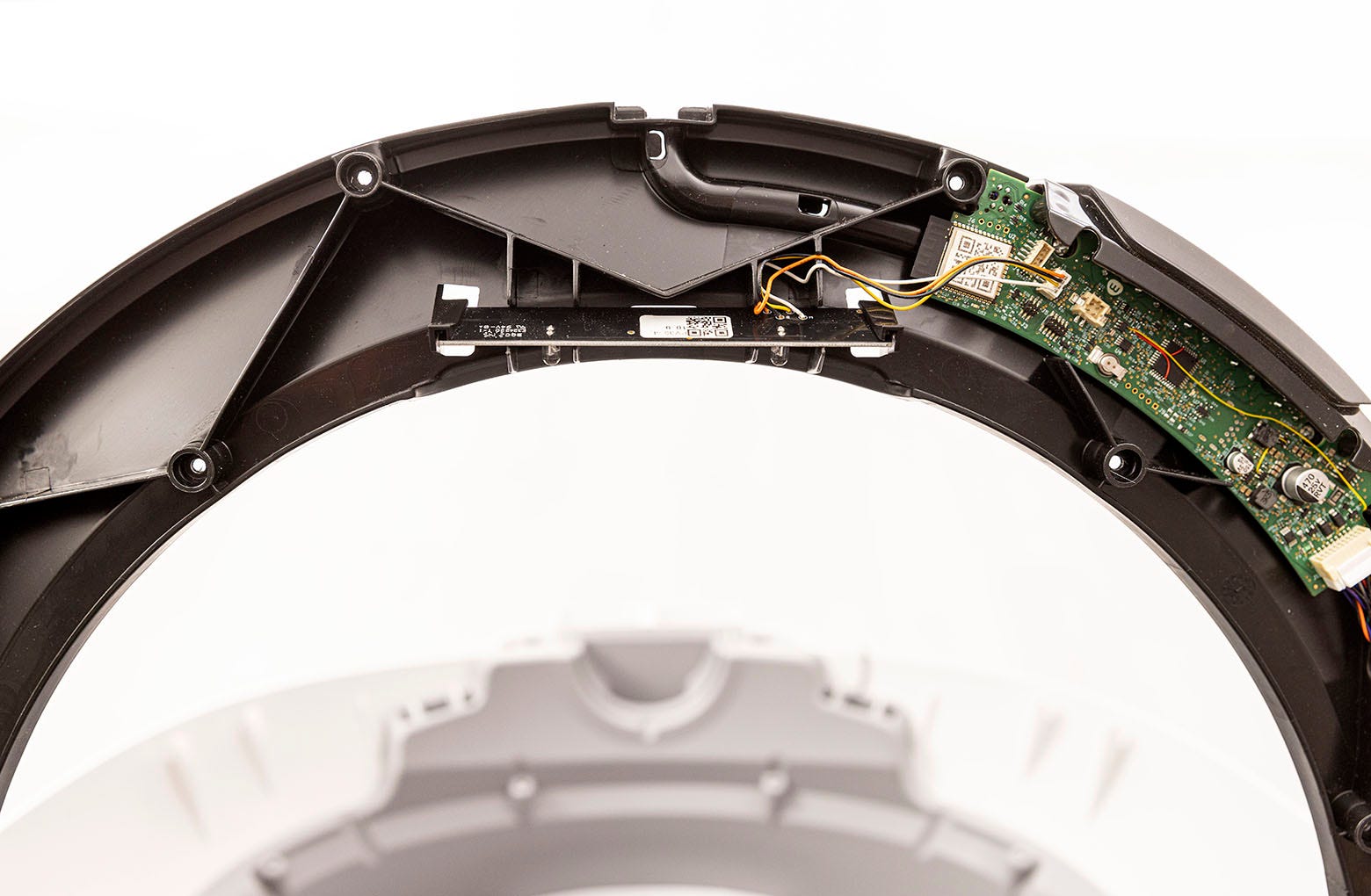 Laser board location at top center