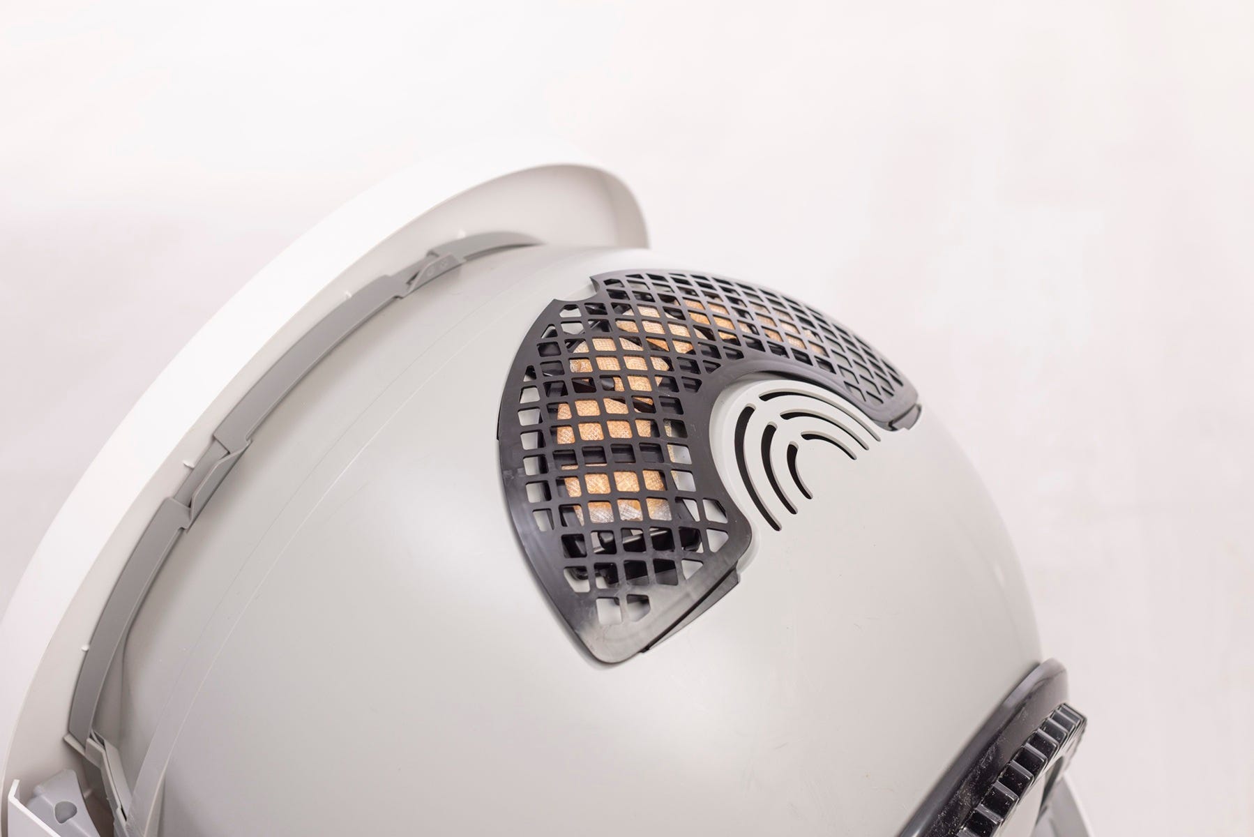 Filter cover reinstalled with odortrap holder