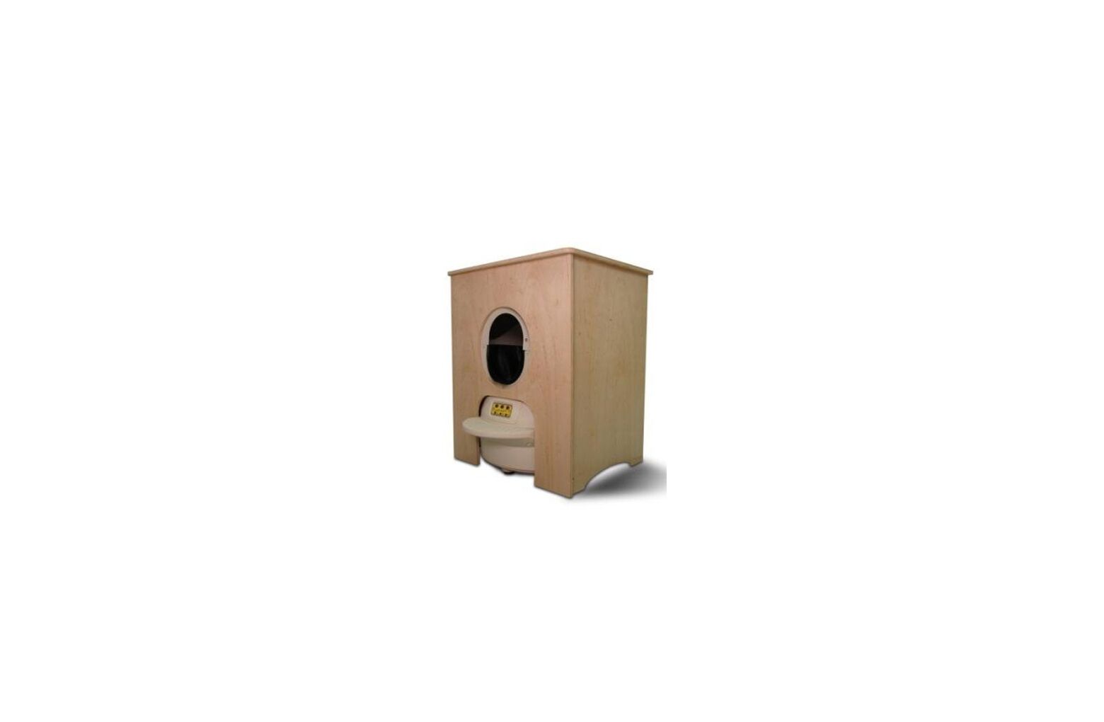 Litter-Robot Unfinished Wood Cabinet - Side View