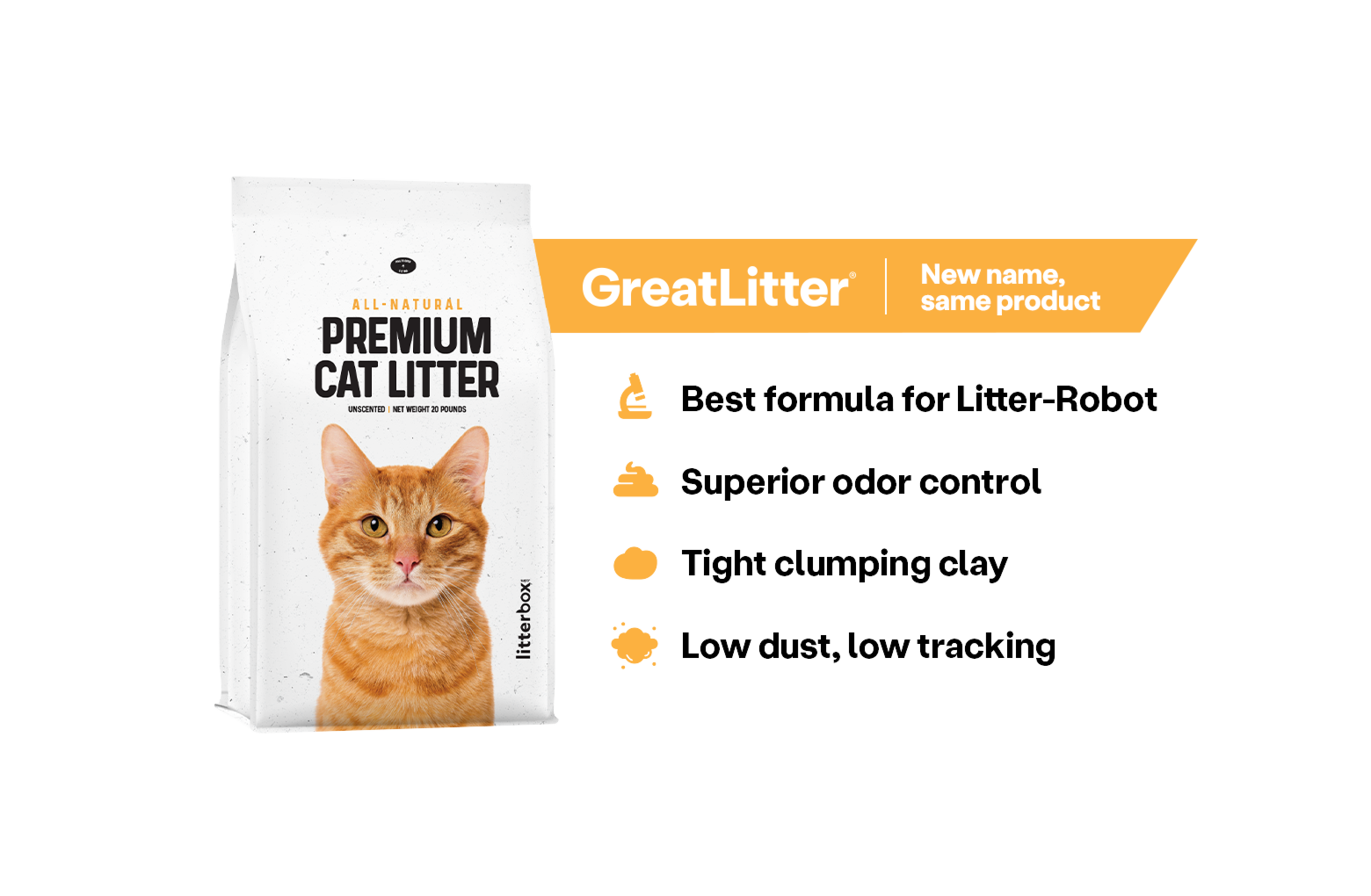 20 pound bag of cat litter