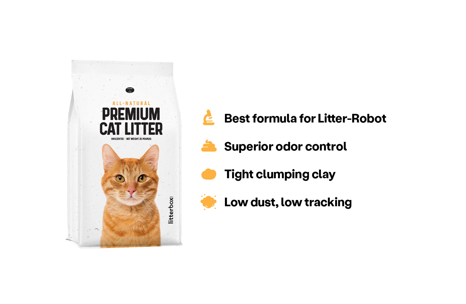 Whiskers & Tails Non-Clumping Clay Litter Unscented Whiskers & Tails