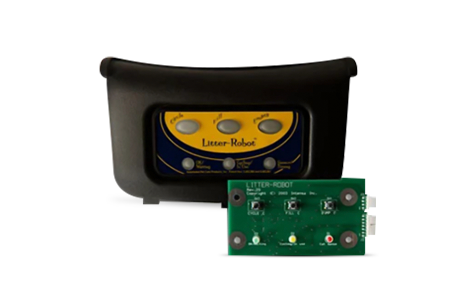 LitterRobot 2 Circuit Board With Faceplate