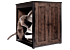 Coffee Oak Storage Cabinet