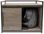 farmhouse credenza with Litter-Robot inside - front view