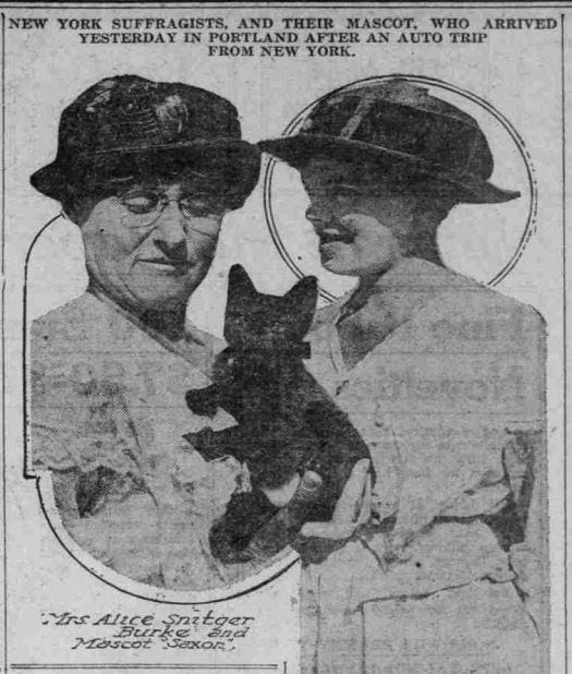 Alice Burke and Nell Richardson - famous women in history who loved cats