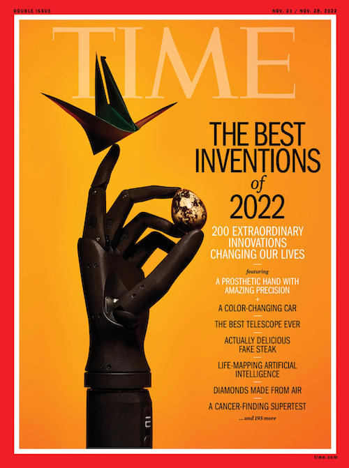 TIME Magazine cover Best Inventions of 2022