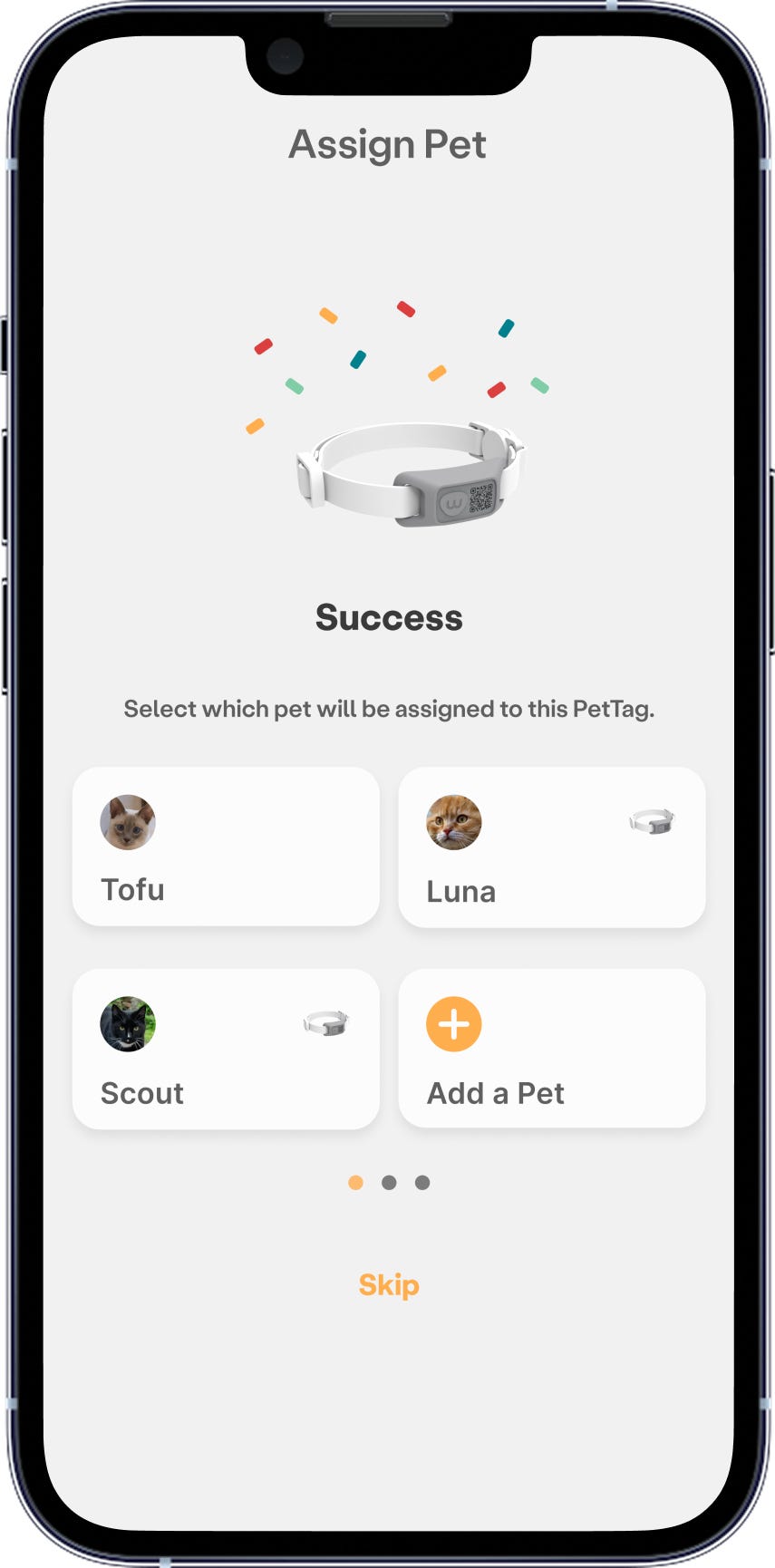 Assigning multiple pets