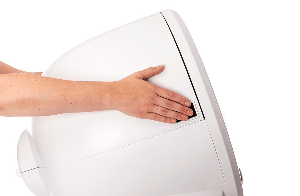 Opening the Litter-Robot 4 bonnet