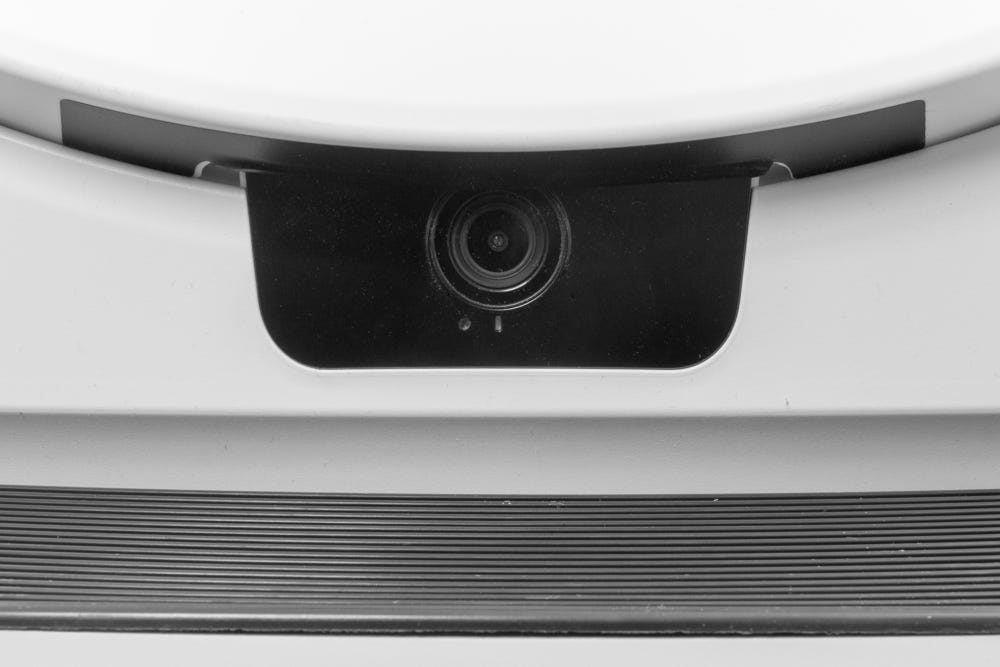 Close up of front-facing camera