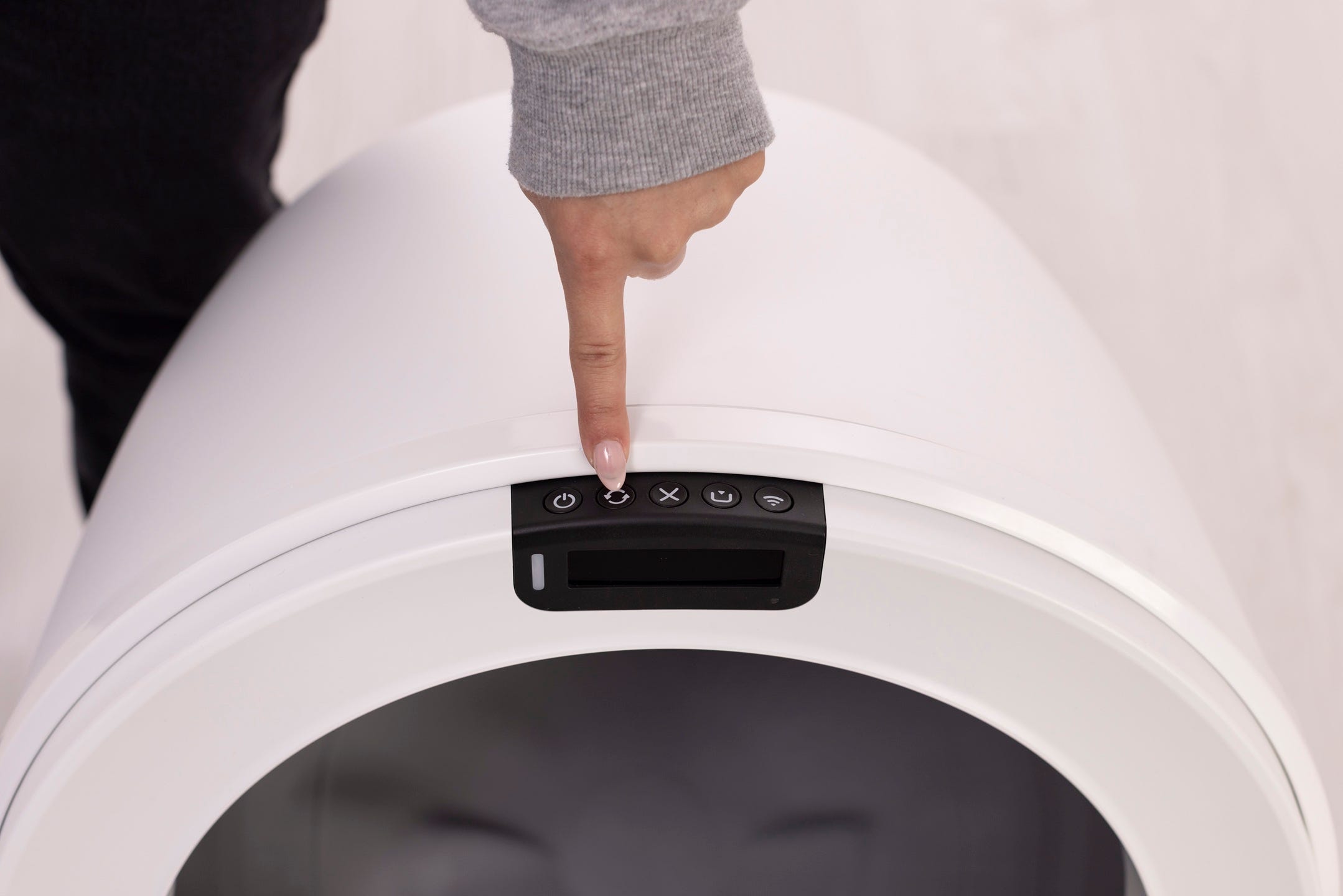 Pressing Cycle button