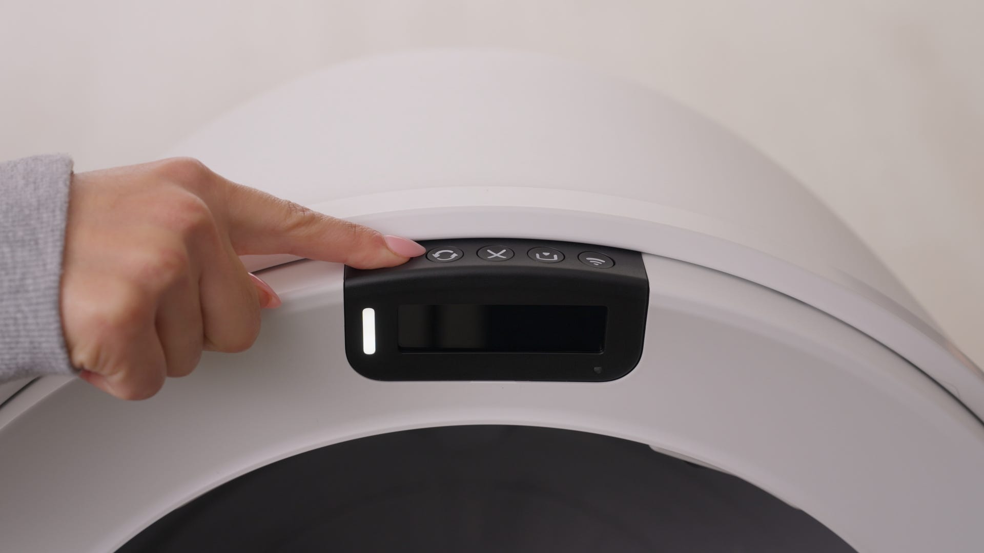 Pressing the Power button