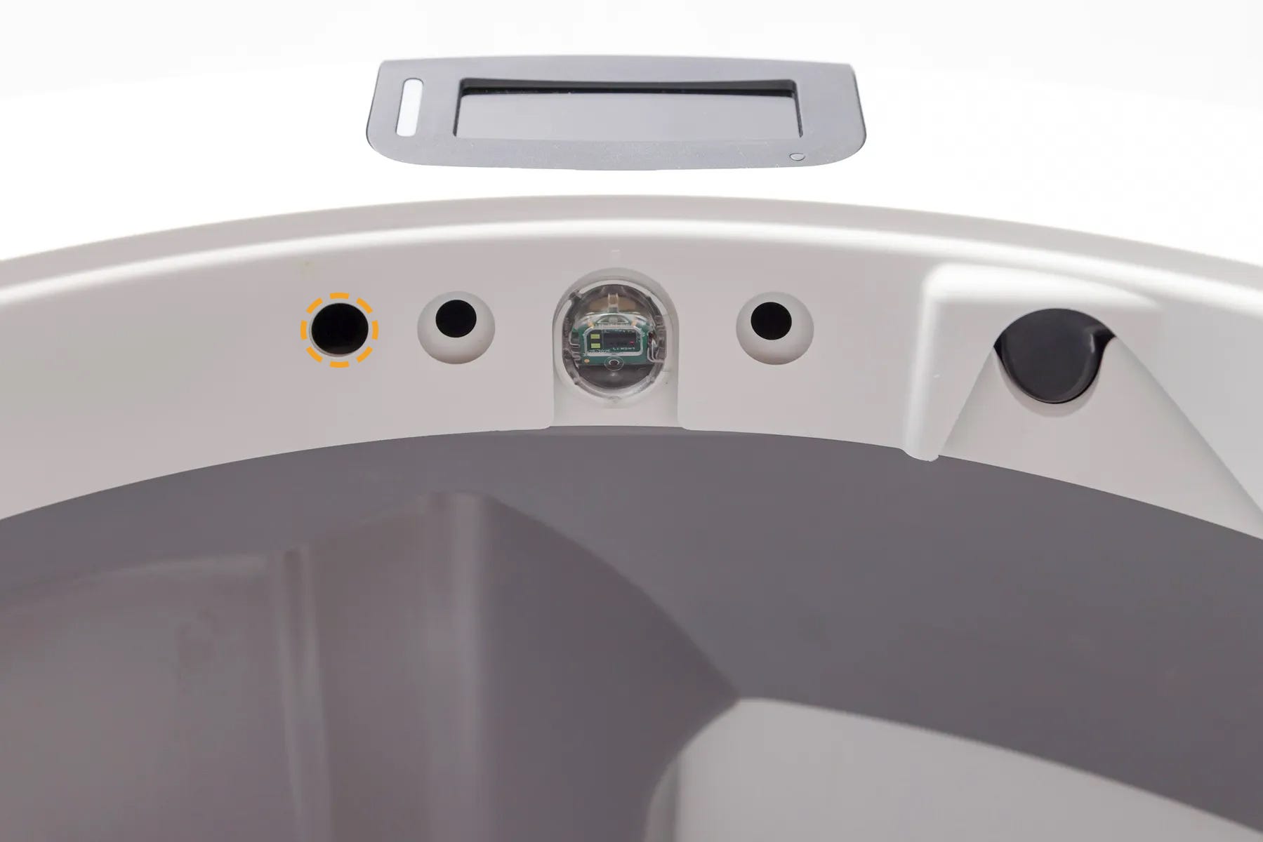 WasteID sensor in bezel