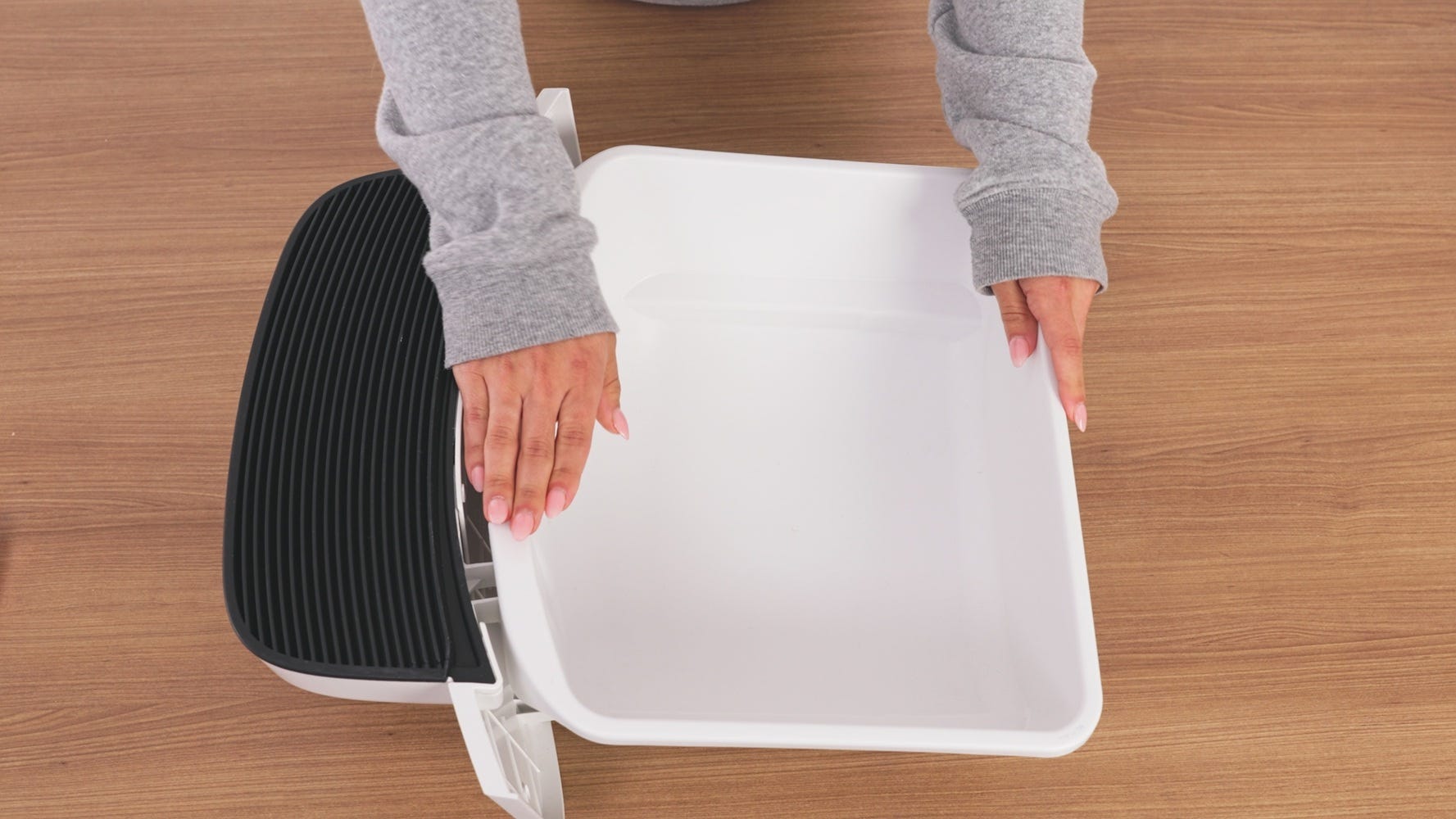 Preparing the waste drawer assembly for the Litter-Robot 5