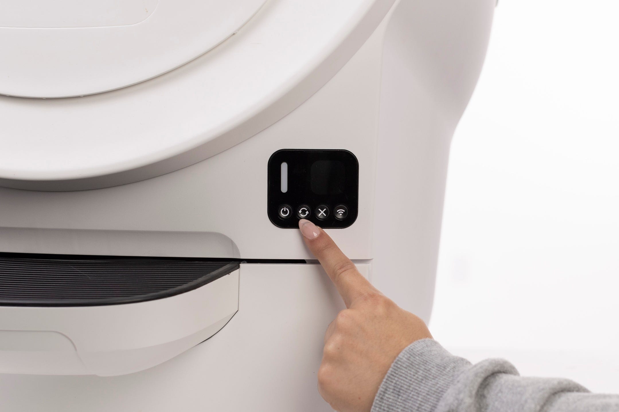 Pressing Cycle button