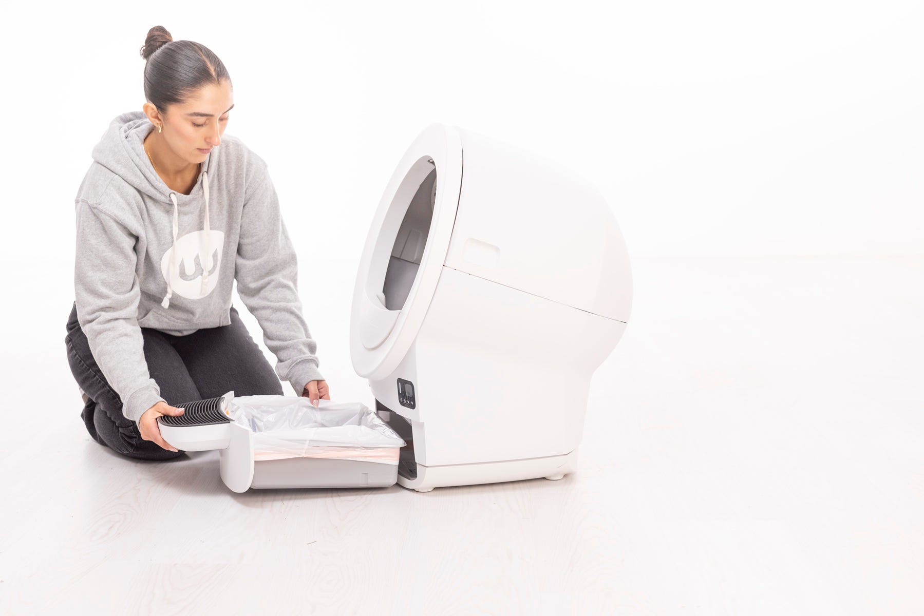 Reinstalling waste drawer