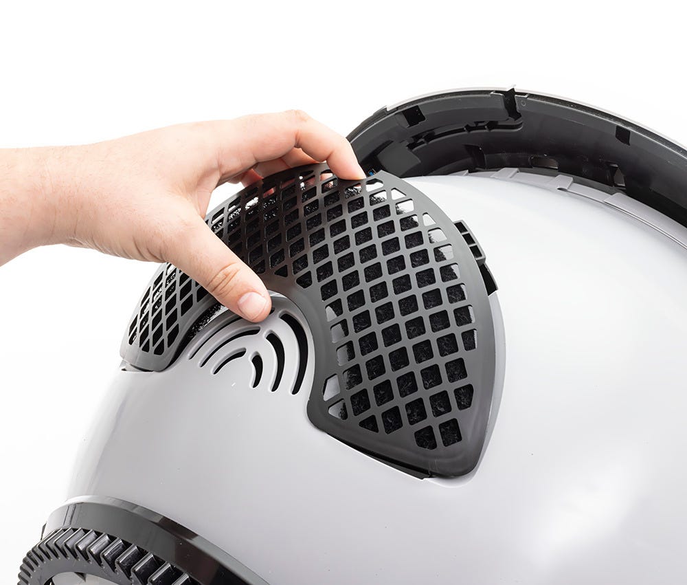 Reinstalling filter cover