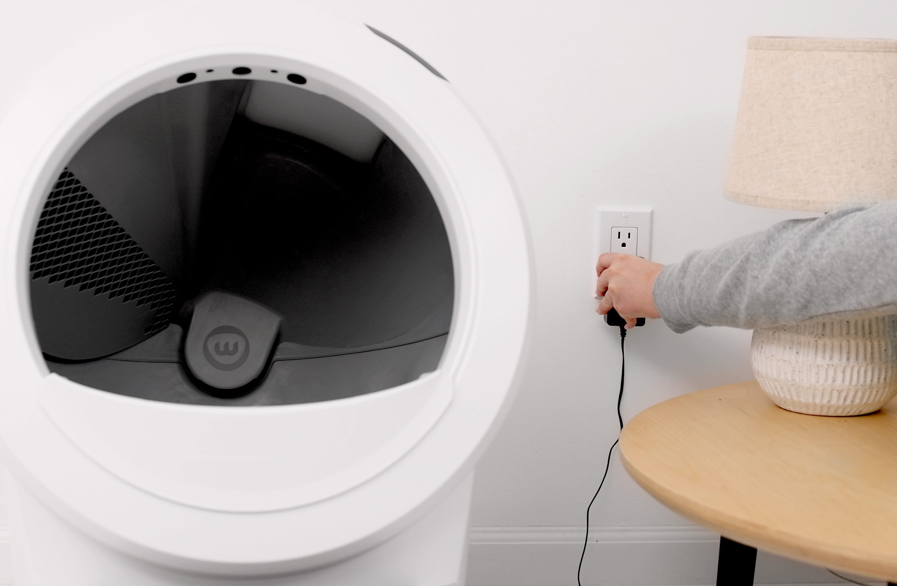 Plugging the unit back in