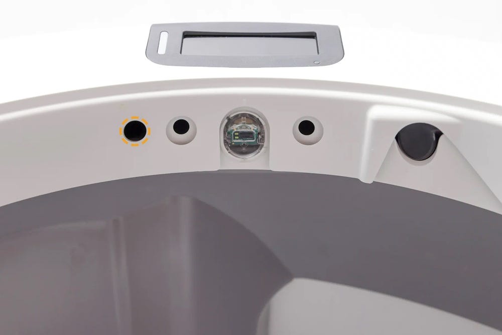 WasteID sensor in bezel